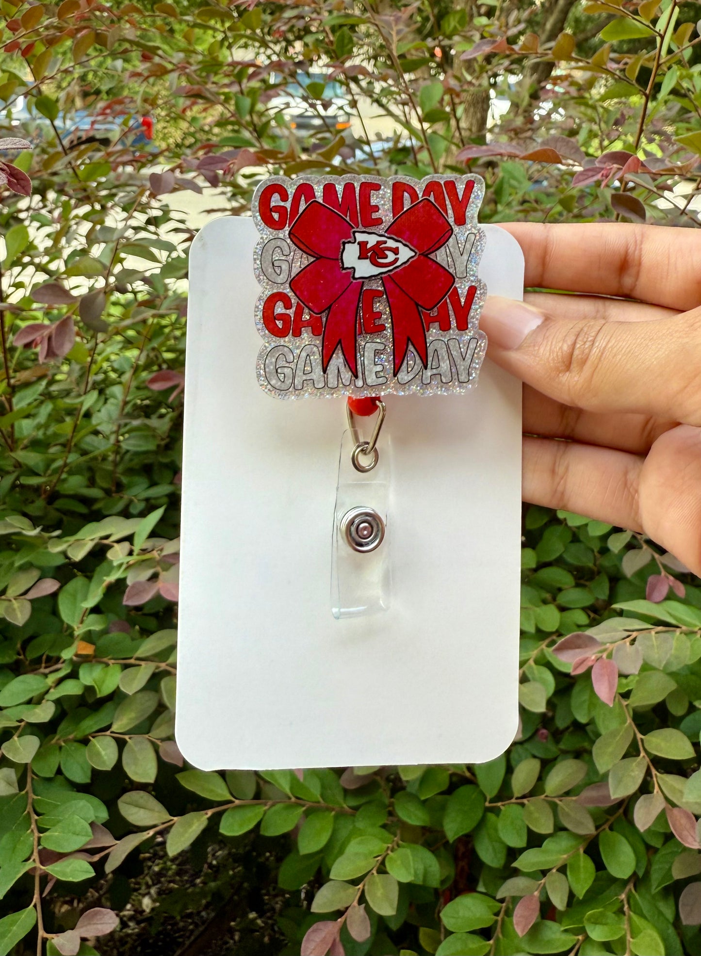BR59 Game Day Kansas City Chiefs badge reel