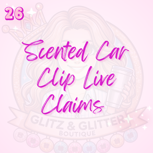 Scented Car Clip Live Claims