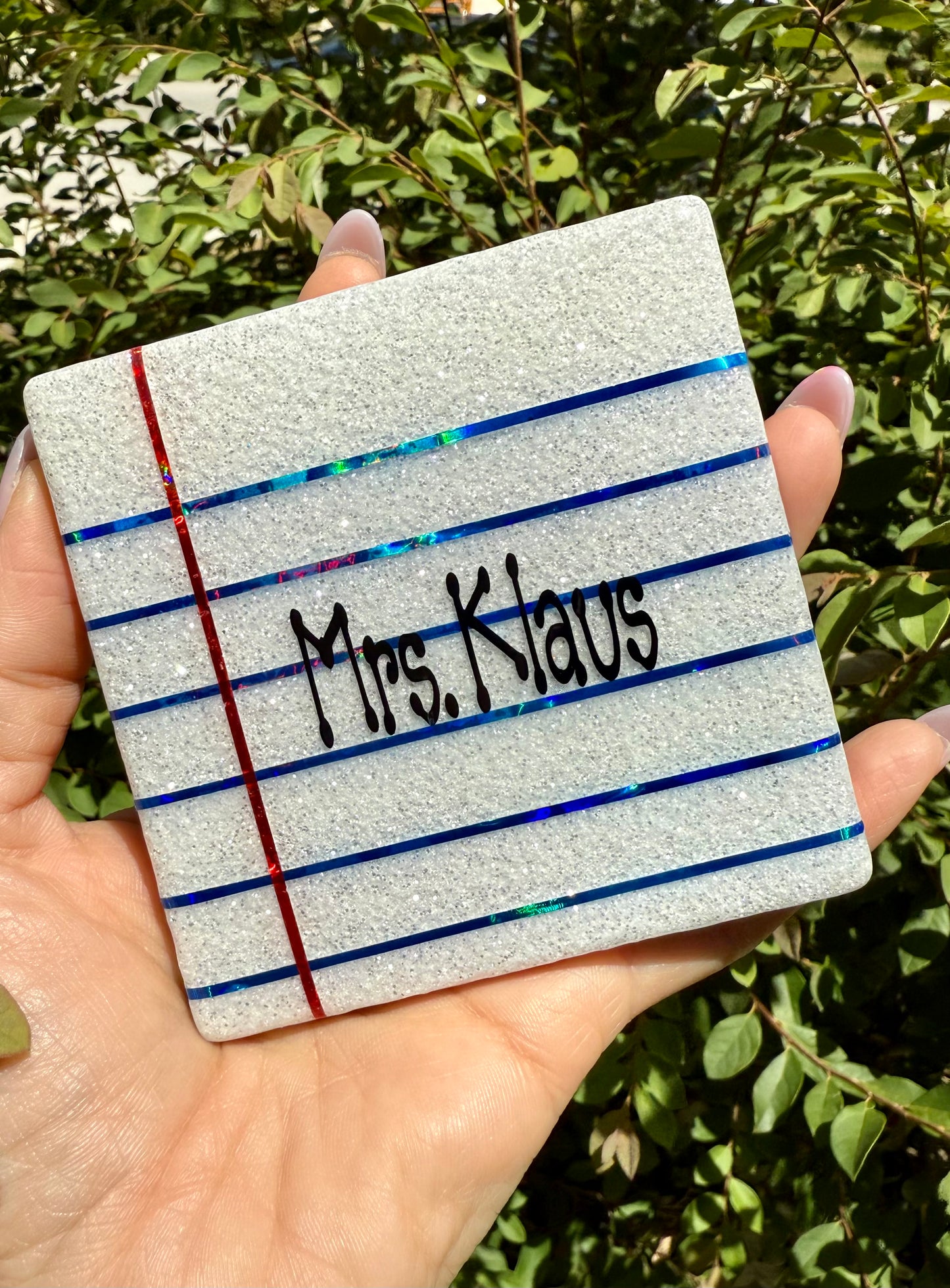 CO1 Sheet of Paper Custom Coaster