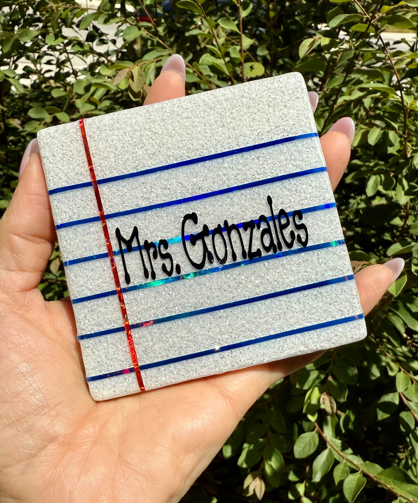 CO1 Sheet of Paper Custom Coaster