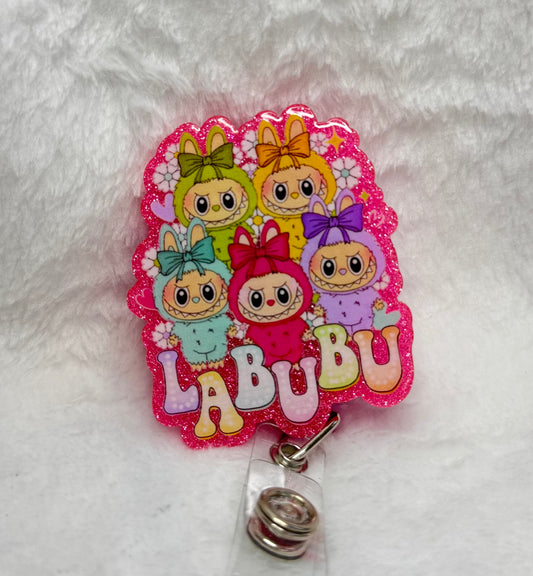 BR20 Labubu Family Badge Reel
