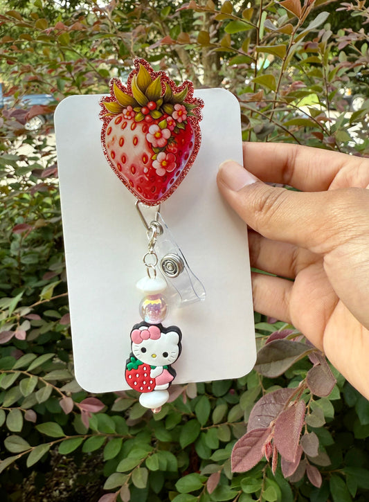 BR58 Strawberry Badge Reel