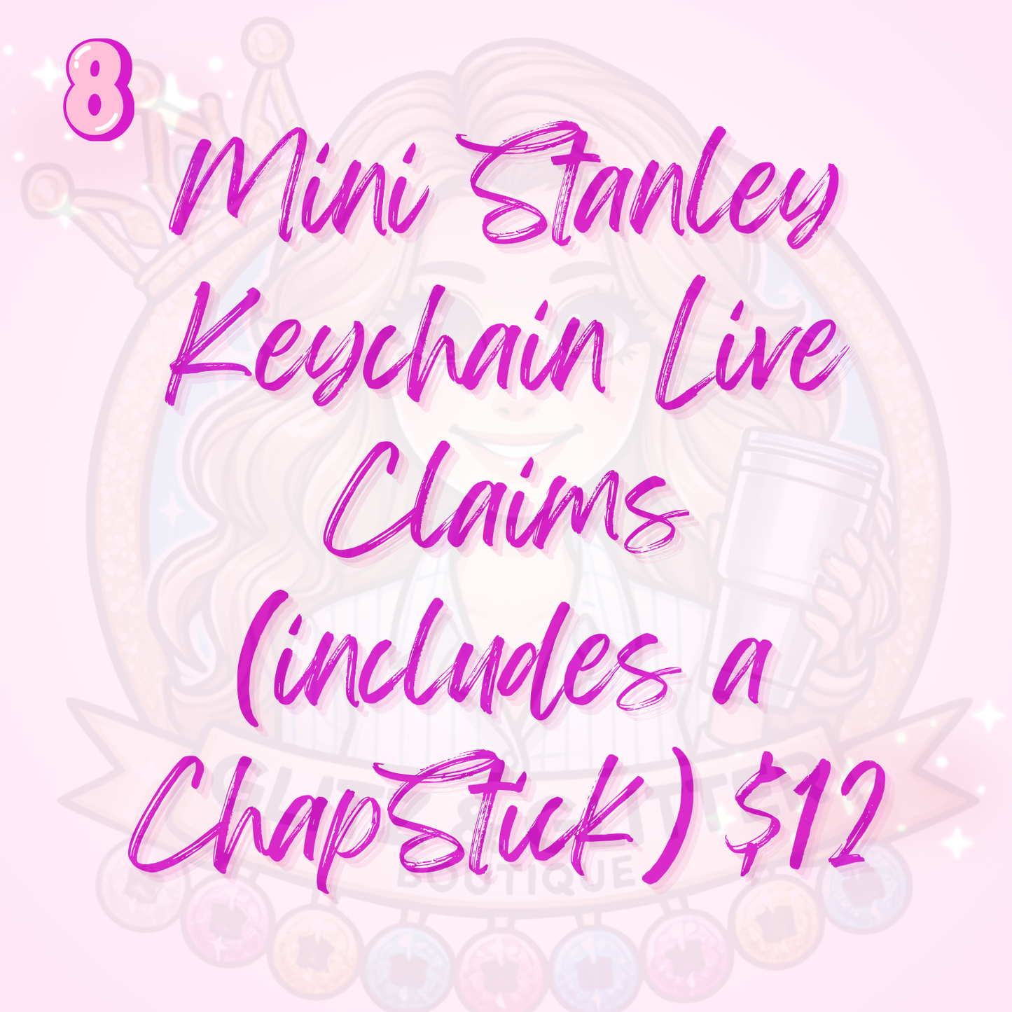 Mini Stanley keychain live claim